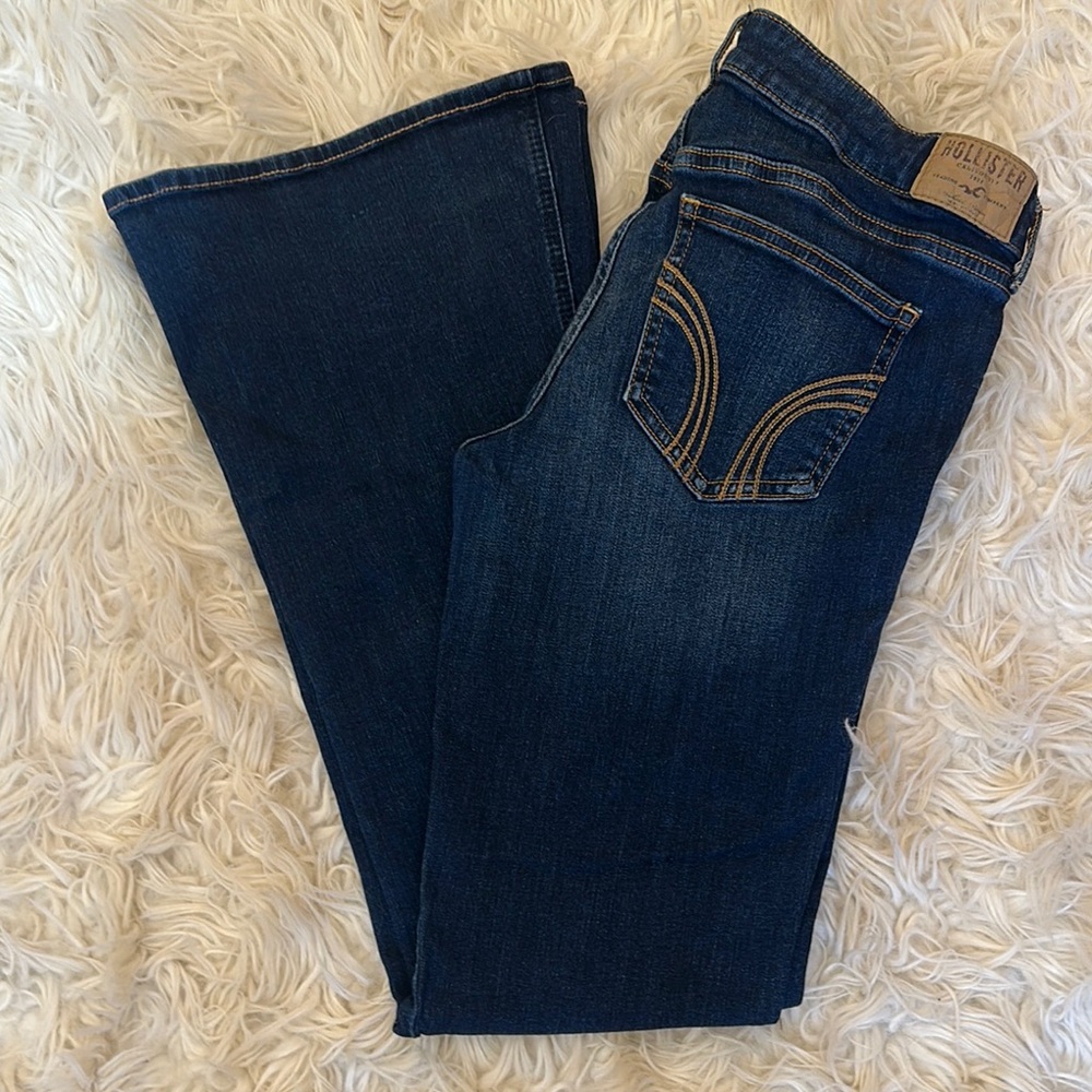 Hollister Dark Blue Flare Jeans